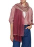 模特儿示范图 - 点击放大 - JOVENS - Spray Dyed Cashmere Shawl