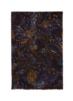 首图 - 点击放大 - JOVENS - Paisley Print Cashmere Silk Scarf