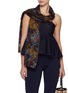 模特儿示范图 - 点击放大 - JOVENS - Paisley Print Cashmere Silk Scarf
