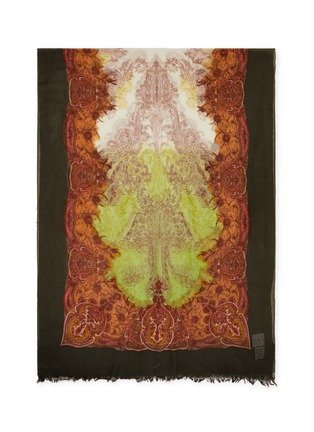 首图 - 点击放大 - JOVENS - Paisley Print Cashmere Scarf