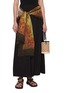 模特儿示范图 - 点击放大 - JOVENS - Paisley Print Cashmere Scarf