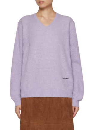 首图 - 点击放大 - SIENNE - Bach V-Neck Knit Sweater