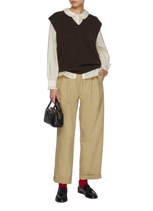 模特儿示范图 - 点击放大 - SIENNE - Fima Tencel Blouse
