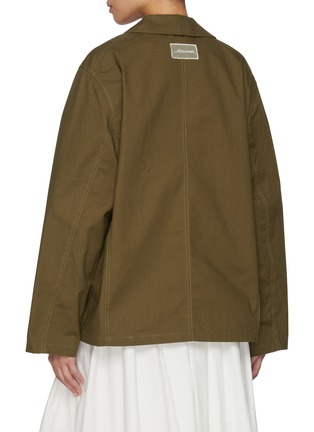 背面 - 点击放大 - SIENNE - Ryo Double Breasted Cotton Jacket