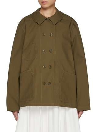首图 - 点击放大 - SIENNE - Ryo Double Breasted Cotton Jacket