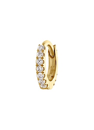 首图 - 点击放大 - MARIA TASH - Diamond 18K Gold Eternity Single Hoop Earring