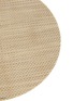 细节 –点击放大 - CHILEWICH - BASKETWEAVE 圆形编织餐垫 — 浅棕色