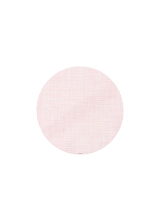 首图 –点击放大 - CHILEWICH - Basketweave Round Placemat — Blush