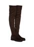 细节 - 点击放大 - RODO - Stretch Vegan Suede Over-The-Knee Boots