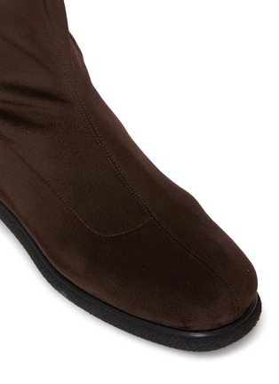 细节 - 点击放大 - RODO - Stretch Vegan Suede Over-The-Knee Boots