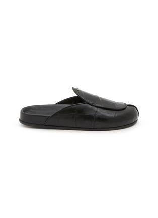 首图 - 点击放大 - RODO - Croc Print Leather Slides