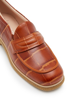 细节 - 点击放大 - RODO - Printed Leather Loafers