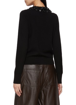 背面 - 点击放大 - ULLA JOHNSON - Margaux Embroidered Cashmere Knit Cardigan