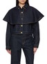 首图 - 点击放大 - ULLA JOHNSON - The Agata Denim Cape Jacket