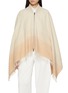 首图 - 点击放大 - PESERICO - Fringed Zip Up Poncho