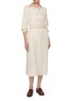 模特儿示范图 - 点击放大 - PESERICO - Belted Shirt Dress