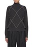 首图 - 点击放大 - PESERICO - Diamond Knit Turtleneck Sweater