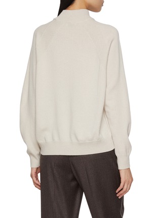 背面 - 点击放大 - PESERICO - Turtleneck Wool Silk Cashmere Knit Sweater