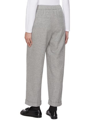 背面 - 点击放大 - PESERICO - Elasticated Turn Up Pants