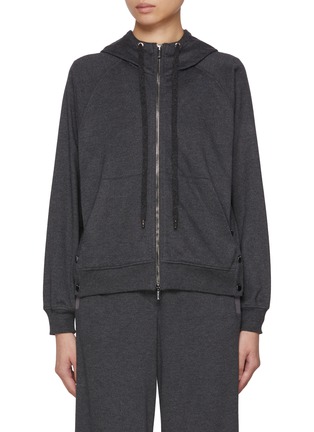 首图 - 点击放大 - PESERICO - Hooded Zip Up Windbreaker Jacket