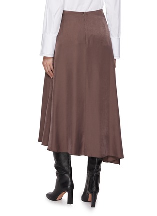 背面 - 点击放大 - PESERICO - Asymmetrical Midi Skirt