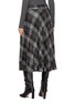 背面 - 点击放大 - PESERICO - Plaid Pleated Midi Skirt