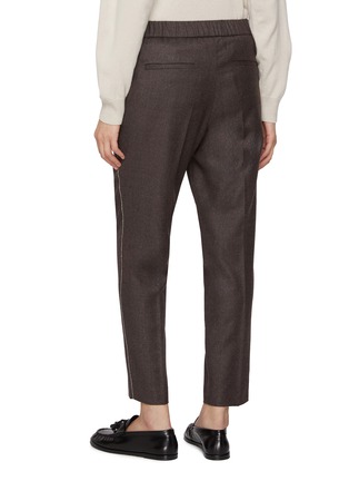 背面 - 点击放大 - PESERICO - Elasticated Waist Wool Blend Pants