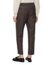 背面 - 点击放大 - PESERICO - Elasticated Waist Wool Blend Pants