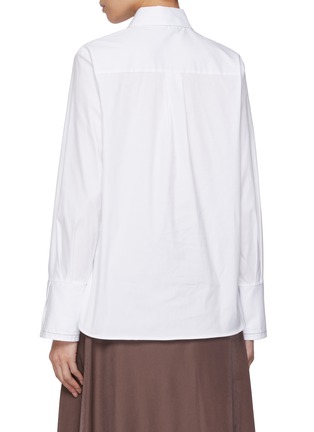 背面 - 点击放大 - PESERICO - Embellished Cuff Shirt