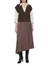 模特儿示范图 - 点击放大 - PESERICO - V-Neck Knit Cardigan