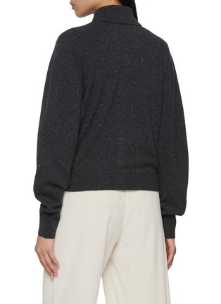 背面 - 点击放大 - PESERICO - Button Up Silk Wool Cashmere Blend Cardigan
