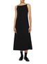 模特儿示范图 - 点击放大 - THE ROW - Seraphina Silk Midi Dress