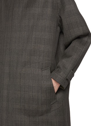  - THE ROW - Palo Reversible Glen Check Wool Silk Coat