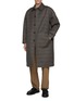 模特儿示范图 - 点击放大 - THE ROW - Palo Reversible Glen Check Wool Silk Coat