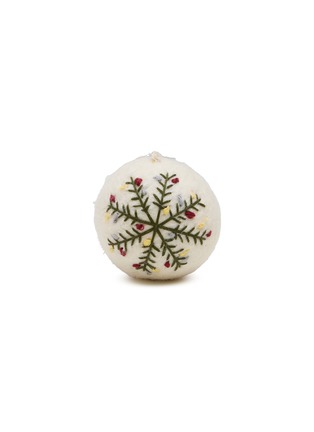 首图 –点击放大 - GRY & SIF - Snowflake Felted Bauble