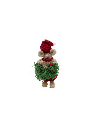 首图 –点击放大 - GRY & SIF - Small Grey Mouse With Garland Felted Ornament