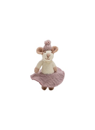 首图 –点击放大 - GRY & SIF - Mouse With Purple Dress Felted Ornament