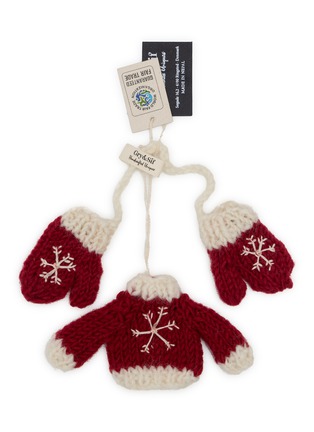 首图 –点击放大 - GRY & SIF - Sweater & Gloves Felted Ornament — Set Of 3