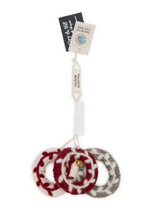 首图 –点击放大 - GRY & SIF - Mini Wreath Felted Ornament  — Set Of 3