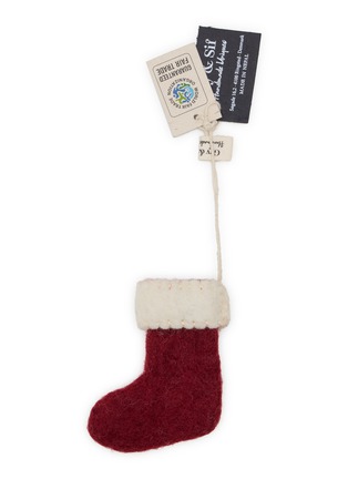首图 –点击放大 - GRY & SIF - Mini Stocking Felted Ornament — Red