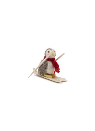 首图 –点击放大 - GRY & SIF - Penguin On Skis Felted Ornament