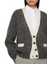  - BRUNELLO CUCINELLI - 撞色 V 领针织开衫
