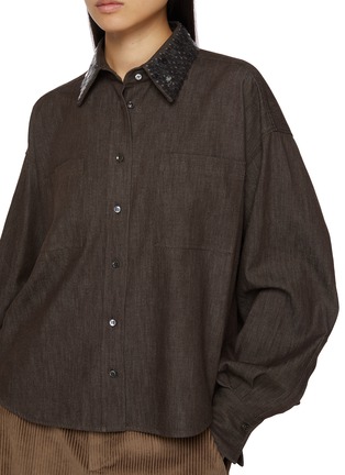  - BRUNELLO CUCINELLI - 亮片饰纽扣衬衫