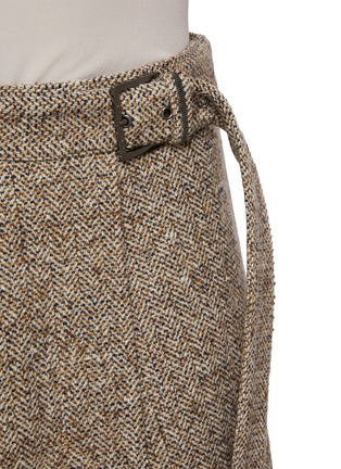  - BRUNELLO CUCINELLI - 非对称系带中长半身裙