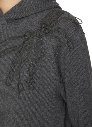  - BRUNELLO CUCINELLI - 镶珠饰羊绒针织卫衣