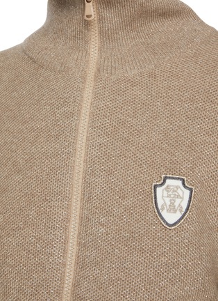  - BRUNELLO CUCINELLI - 细闪混羊绒针织开衫