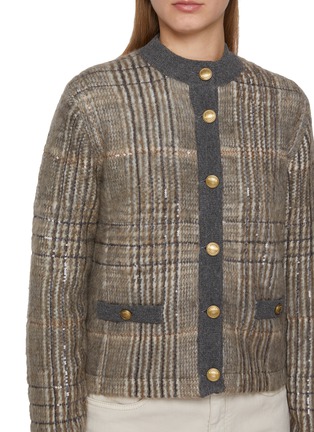  - BRUNELLO CUCINELLI - 格纹针织开衫