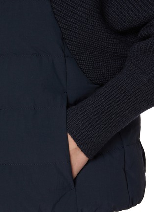  - BRUNELLO CUCINELLI - 拼接羽绒夹克
