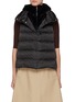 首图 - 点击放大 - HERNO - Faux Fur Bib Puffer Vest