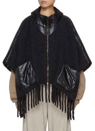 首图 - 点击放大 - HERNO - Hooded Zip Up Poncho